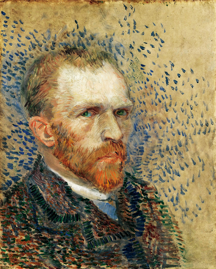  文森特·威廉·梵高  Vincent Willen Van Gogh —— 自画像 (24)1887.3-6